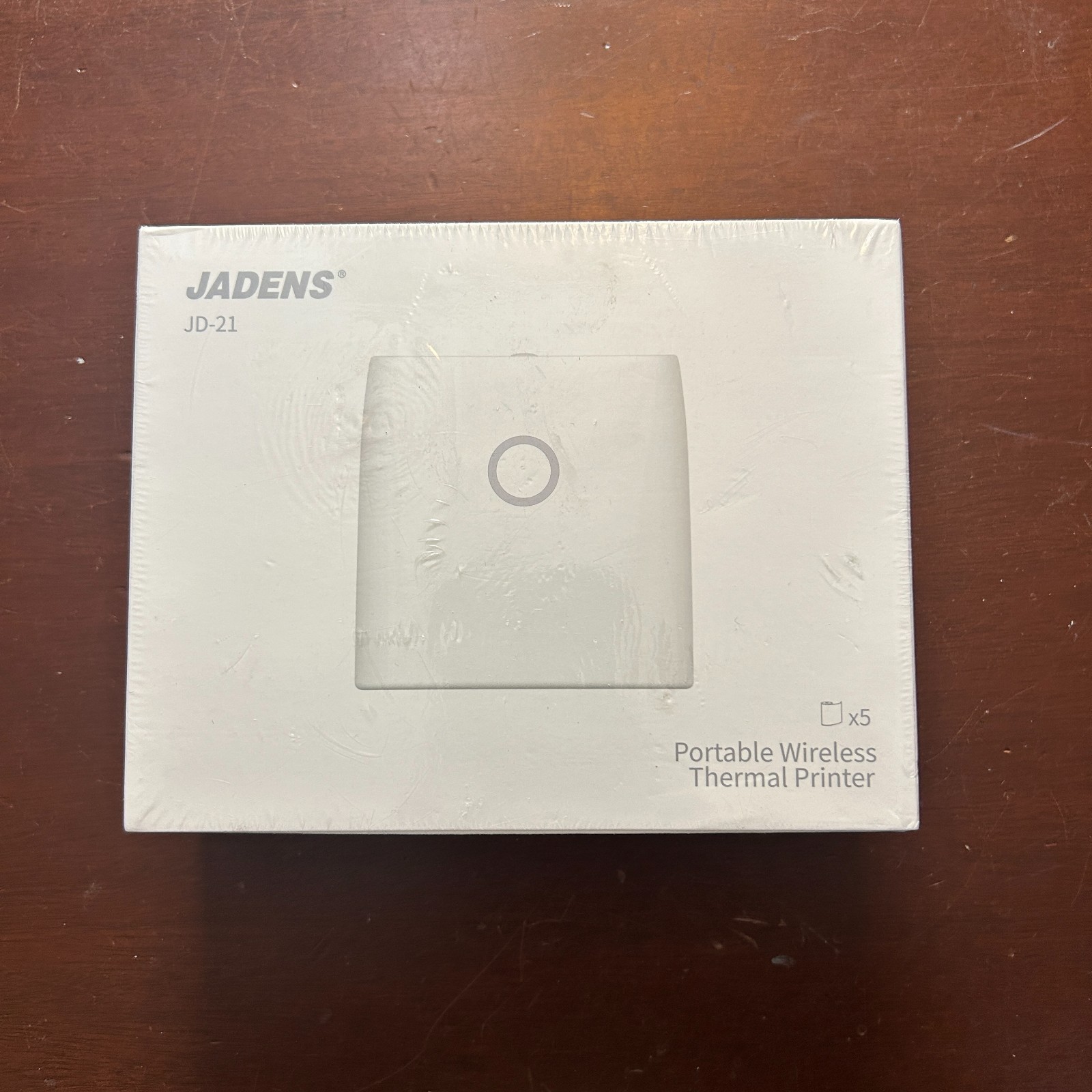 Jadens JD-21 Portable Wireless Thermal Printer White Brand New Sealed