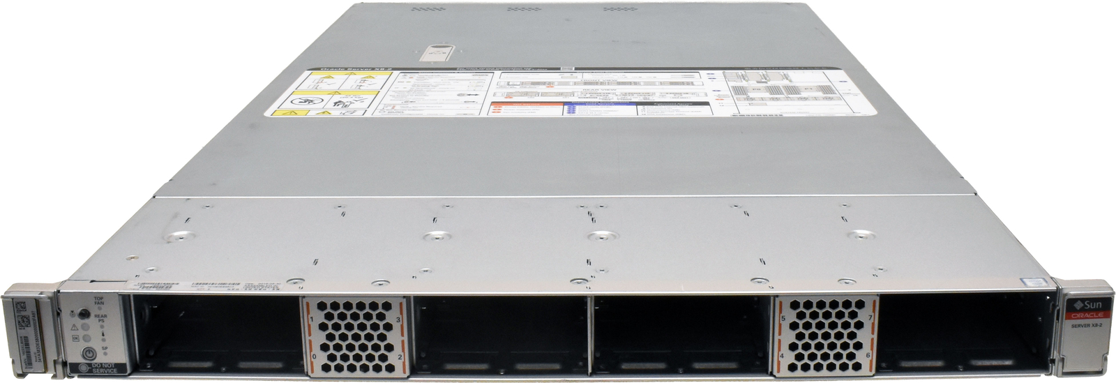 Sun Oracle X8-2 Rack Server 2x Silver 4108 64GB RAM 8x SFF 2.5 No Caddy