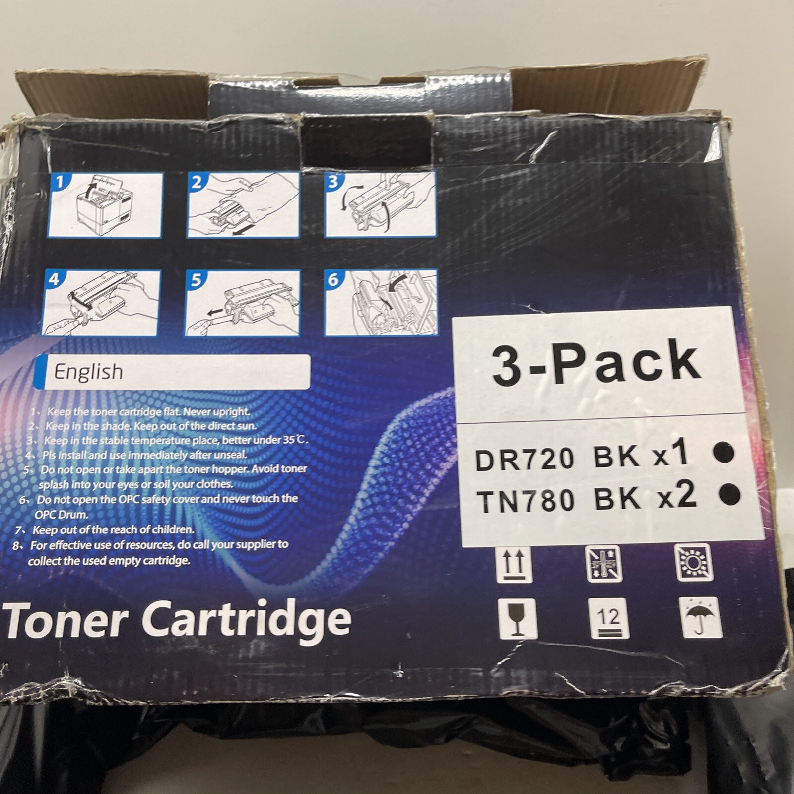 3pk DR720 Toner / DR720 Drum See Description