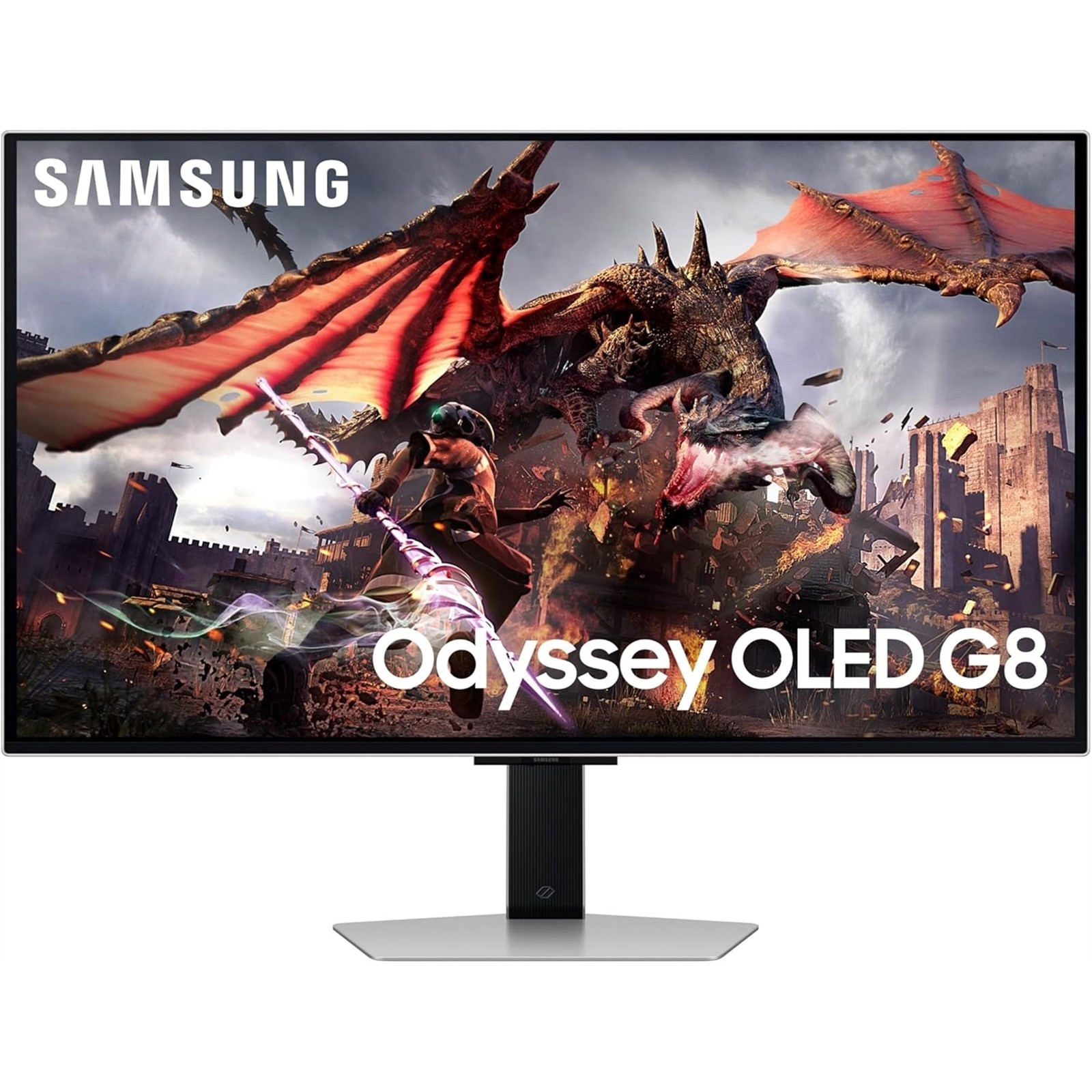 Samsung Odyssey QD-OLED G8 G80SD 32" 4K OLED, Silver