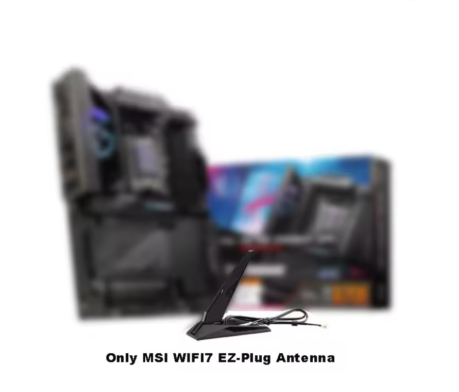 MSI WIFI6E WIFI7 EZ-Plug Antenna For MPG B860I B860 X870 EDGE  WIFI Motherboard