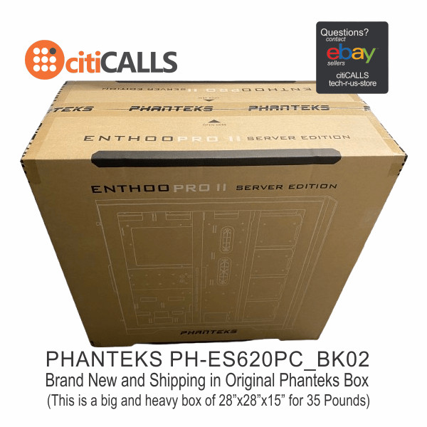 Phanteks PH-ES620PC_BK02 Enthoo Pro 2 Full Tower Closed Panel Mesh XL-ATI Black