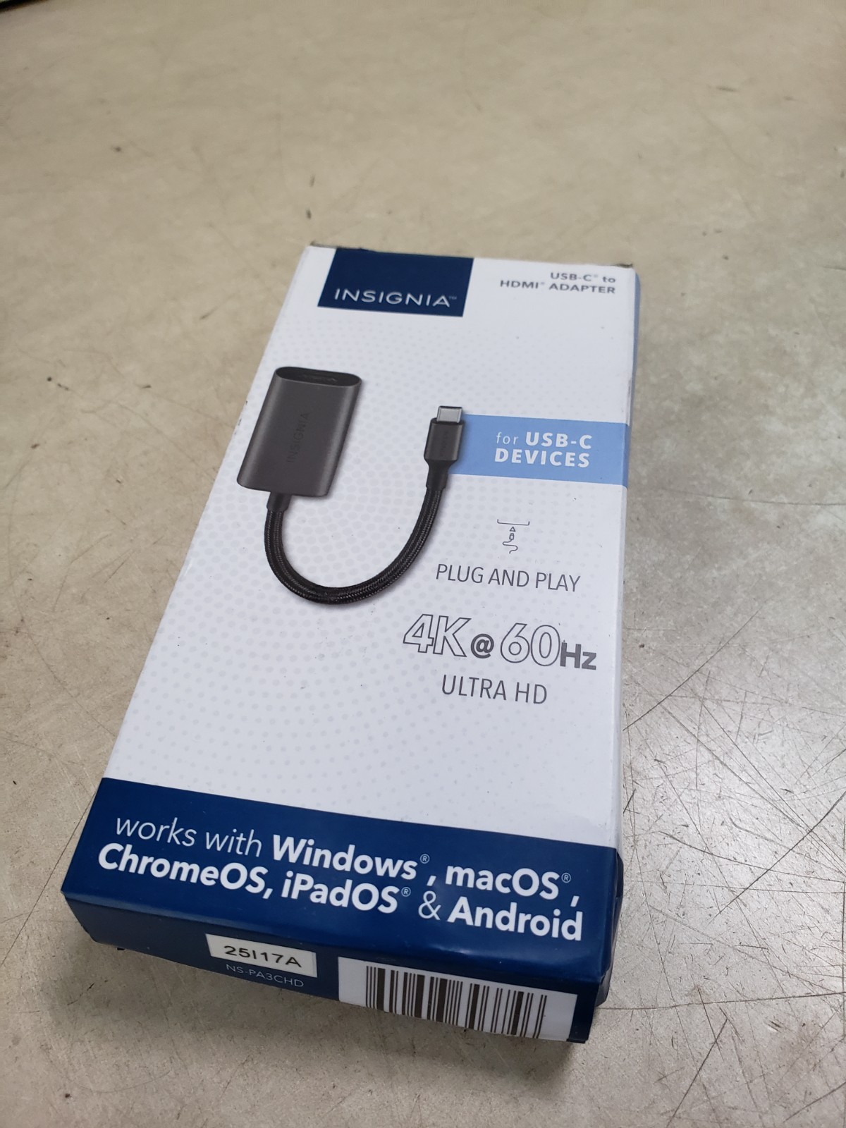 Insignia- USB-C to HDMI Adapter - Black