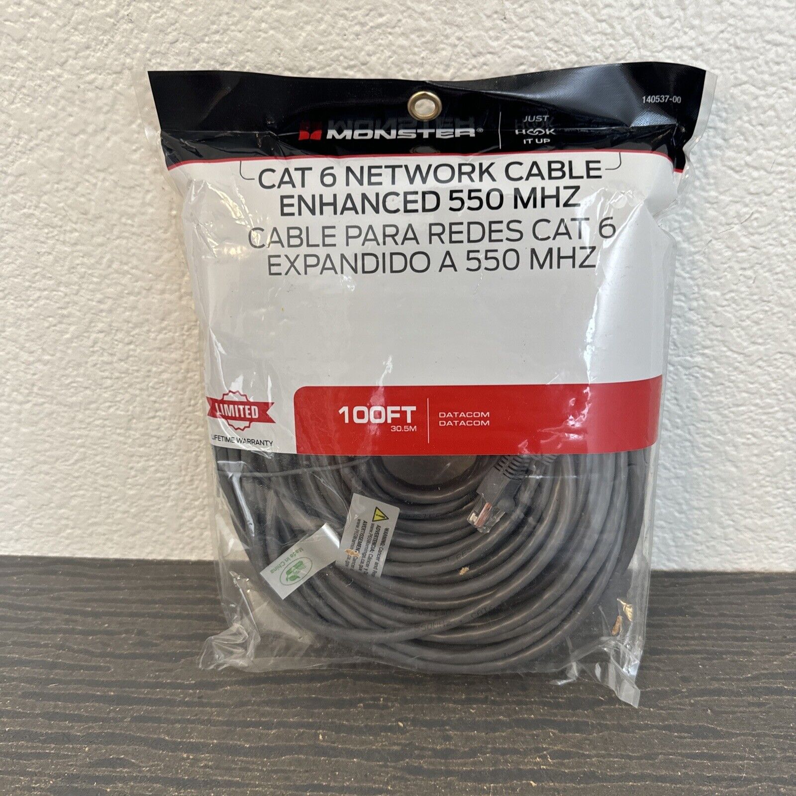 Monster Cat 6 Networking Cable 100 Ft. 140537-00