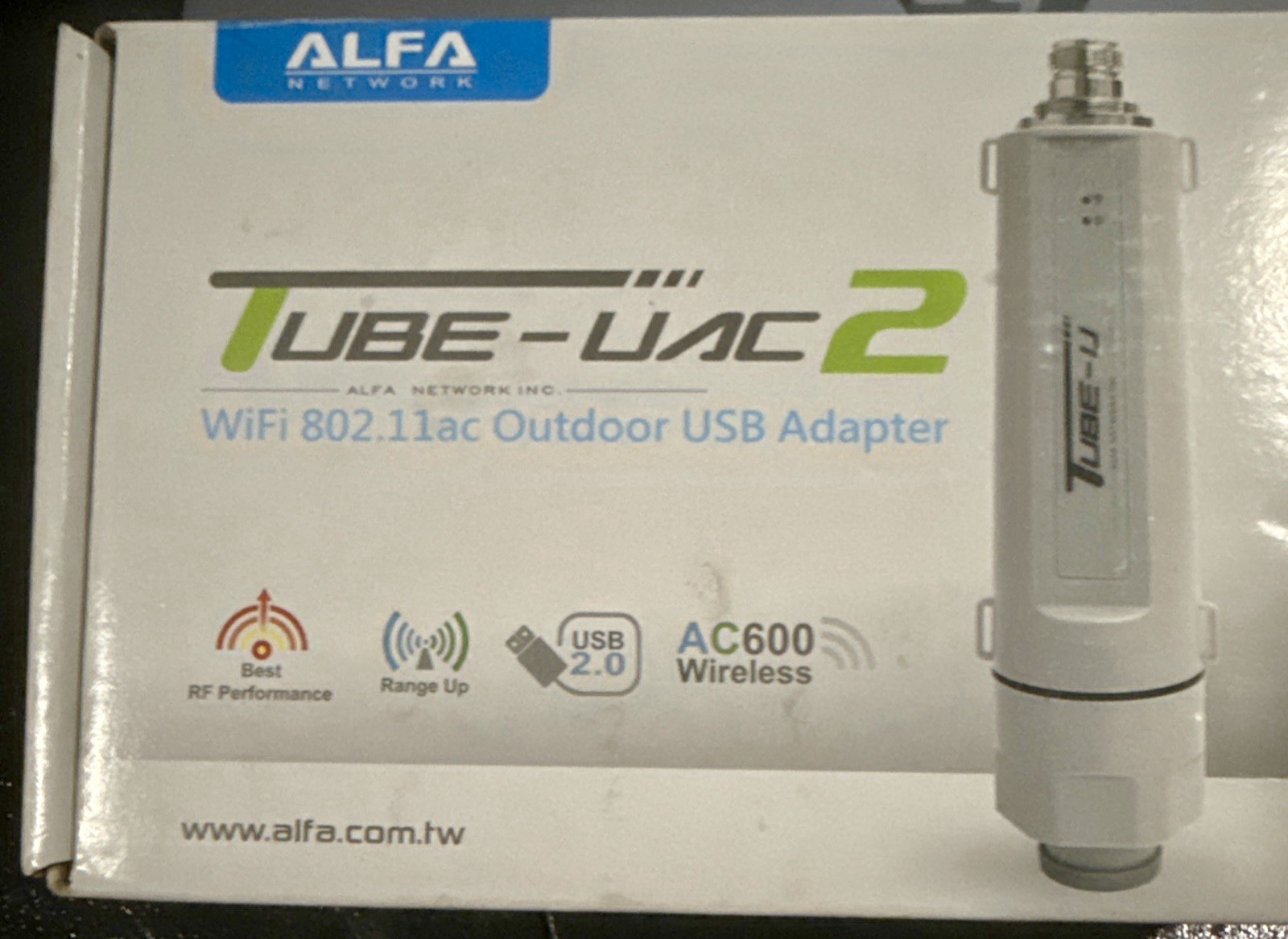 Tube UAC2 Wi-Fi USB Adapter - 802.11ac - Alpha Networks ￼