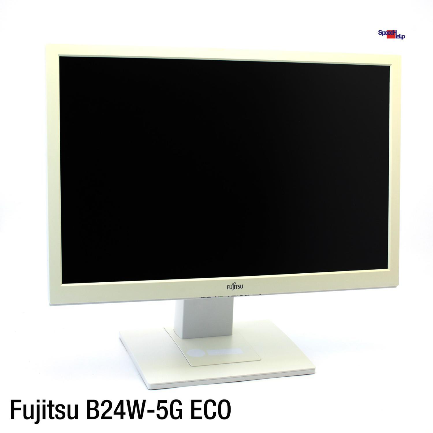 24" Fujitsu B24W-5G Eco Led Display Monitor 1920x1200 Full Hd Dvi Vga Audio Port