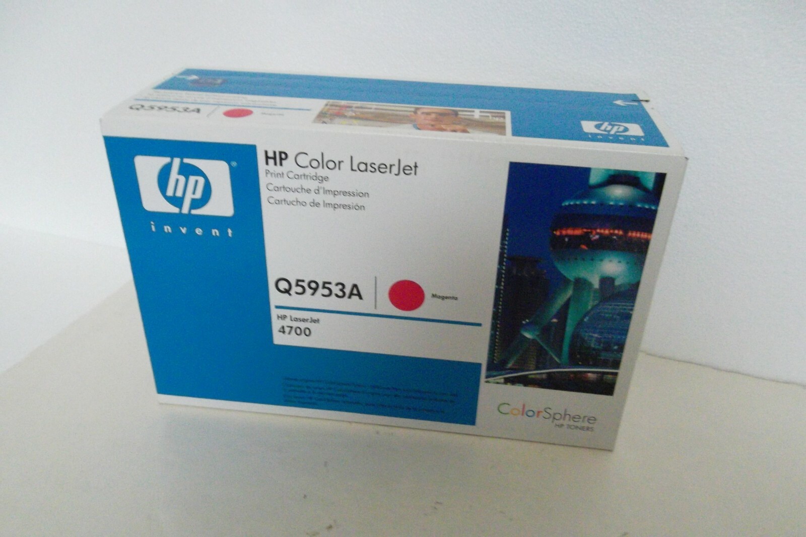 HP 643A Toner Cartridge Magenta 10K High Yield for LaserJet 4700 Q5953A OEM NEW