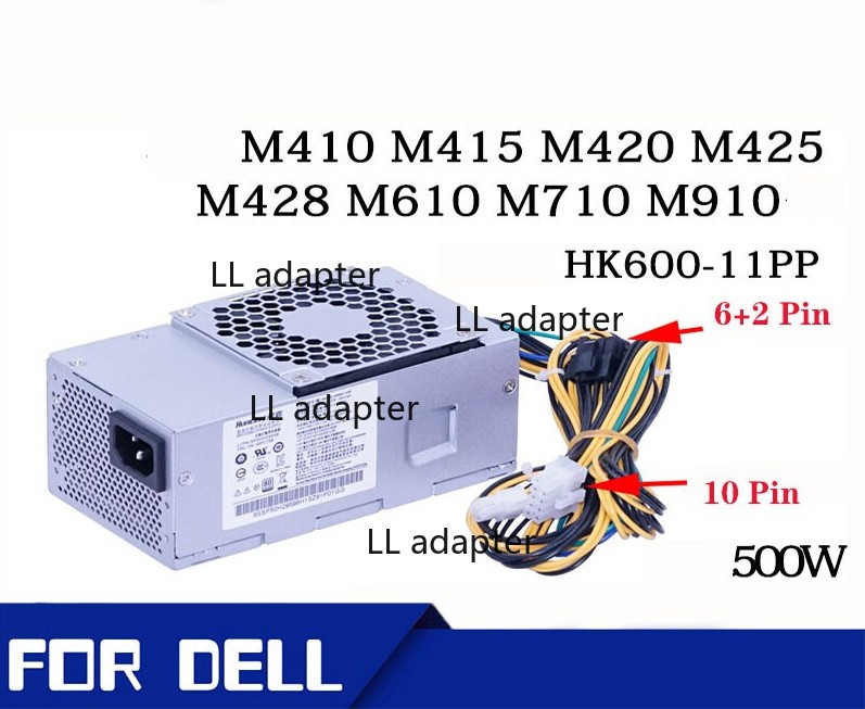 For Lenovo M410 415 420 425 610 710 920S 54Y8976 10-Pin 500W Power Supply