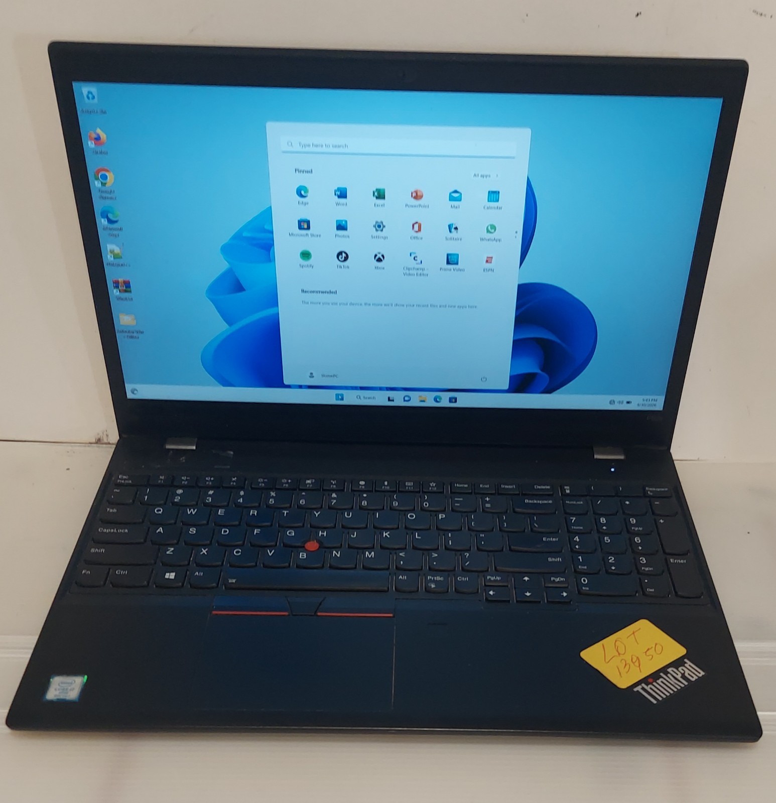 LENOVO THINKPAD P52s CORE i7 8TH GEN 256 SSD 16 RAM 