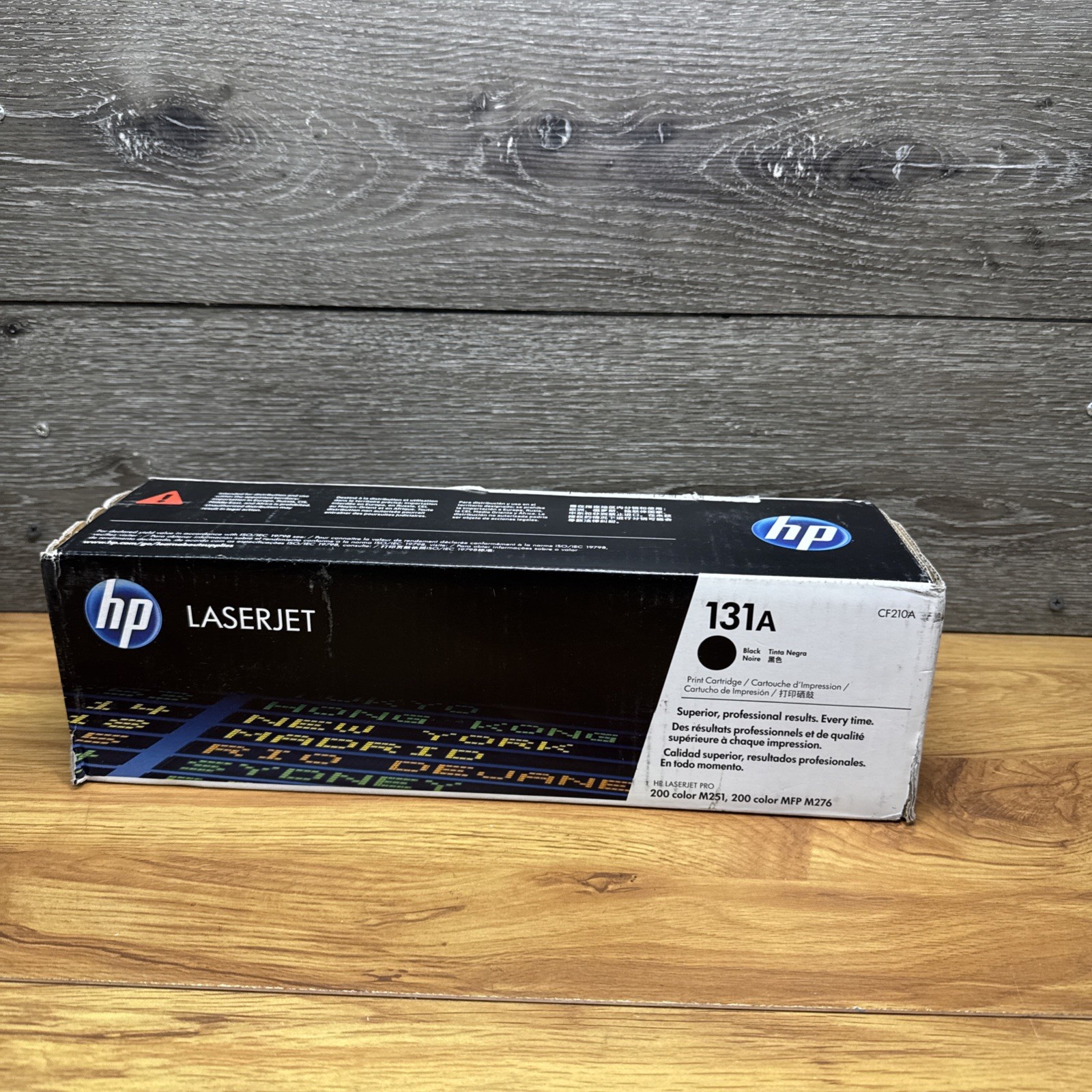 New Genuine HP 131A Black Toner Print Cartridge CF210A - FACTORY SEALED BOX