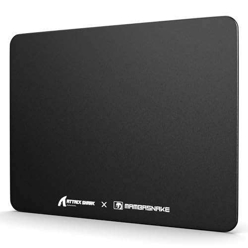 ATTACK SHARK × MAMBASNAKE CM05 SE Glass Gaming Mousepad for FPS and Games
