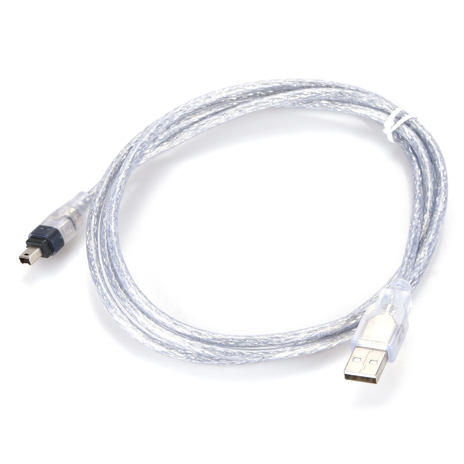 100/200/400 Mbits 4-pin to USB Male to Firewire IEEE 1394 Data Transfer Cable