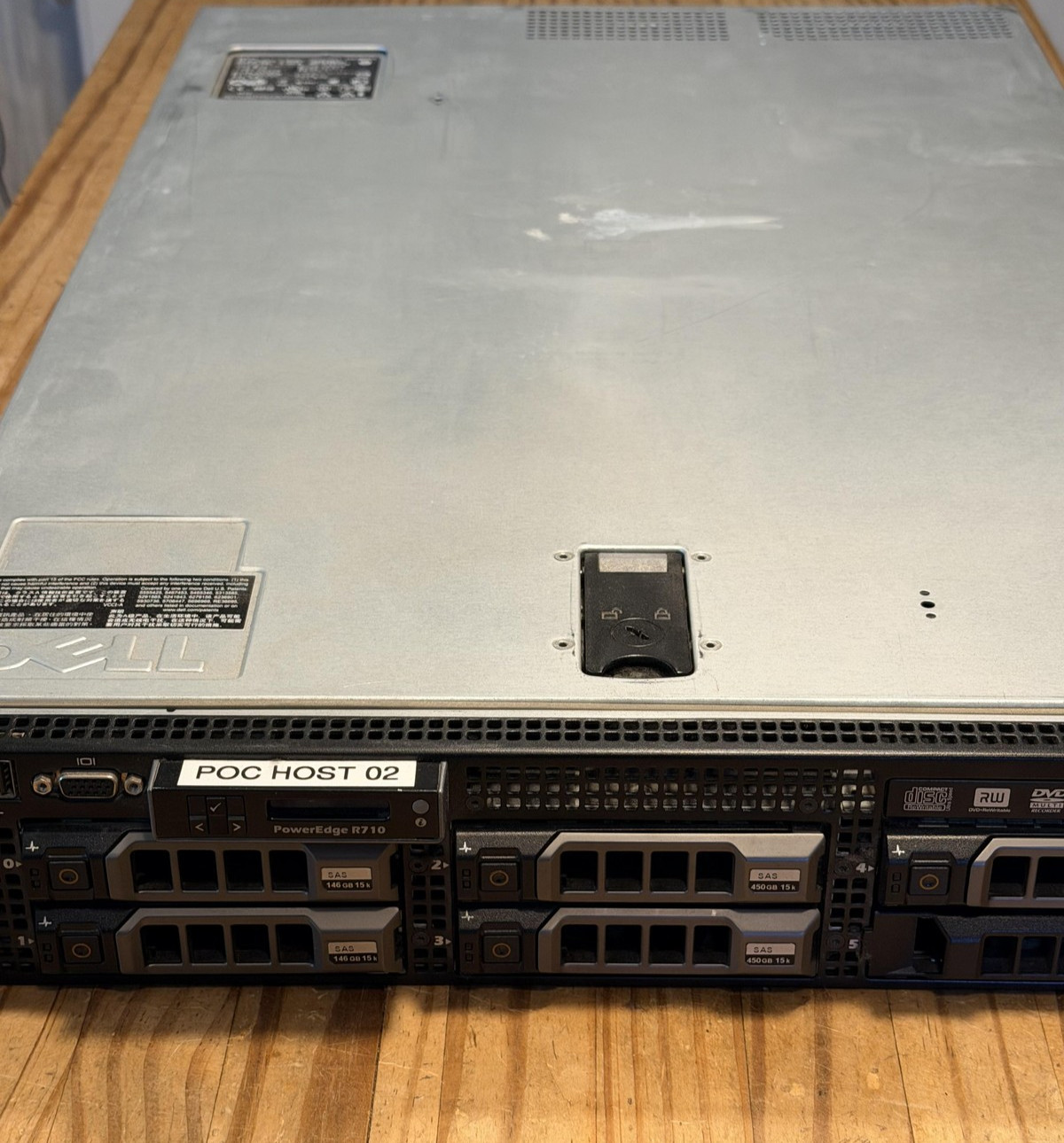 Dell PowerEdge R710 2U Rack Server SAS 450GB 15k Drives Dual PSU Quad GbE Silver