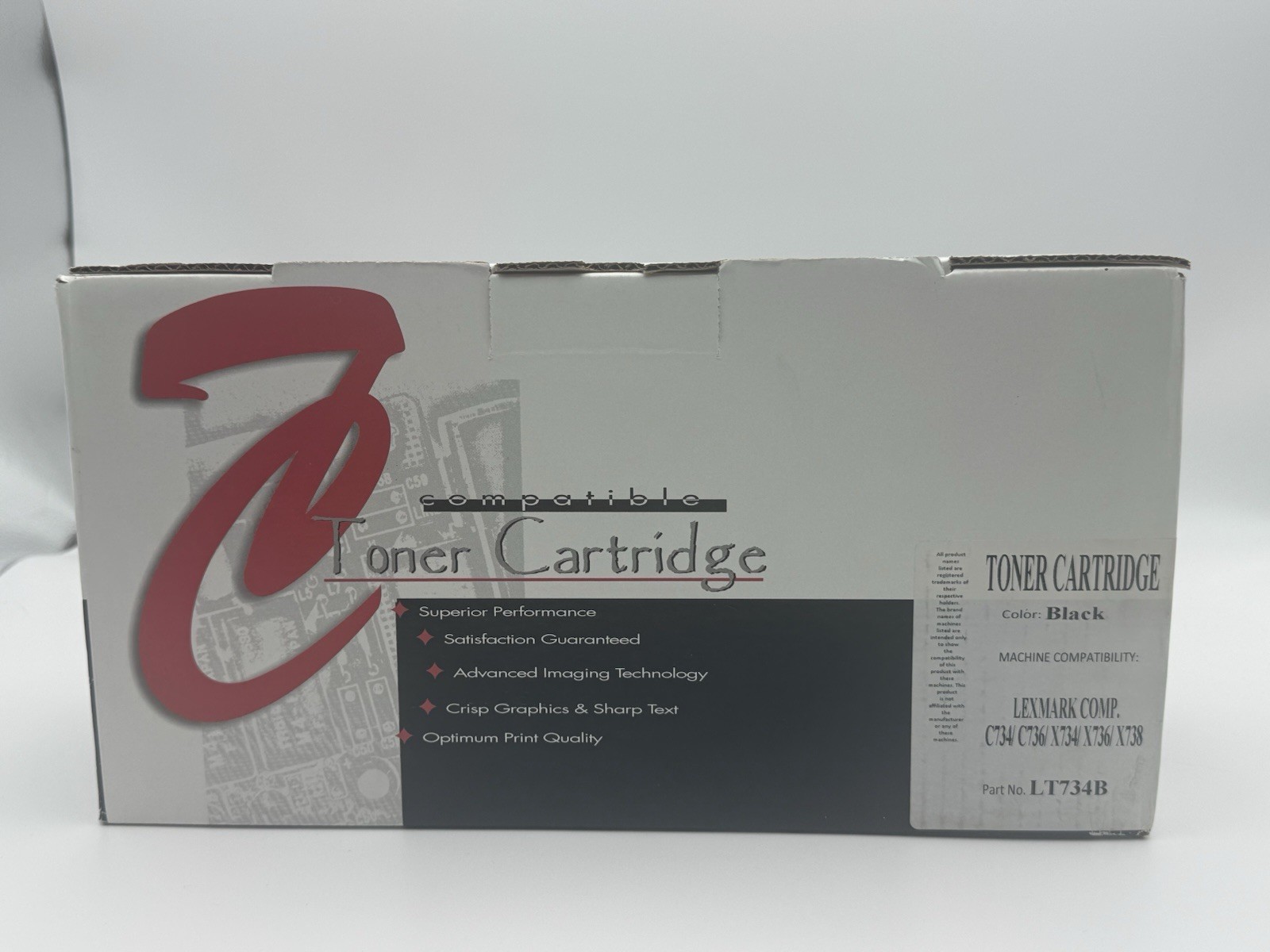 Compatible Lexmark C734, C736, X734, X736, X738 Black