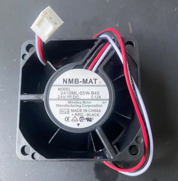 NMB 2410ML-05W-B40 6025 24V 0.12A Converter Radiator cooling Fan 3wires