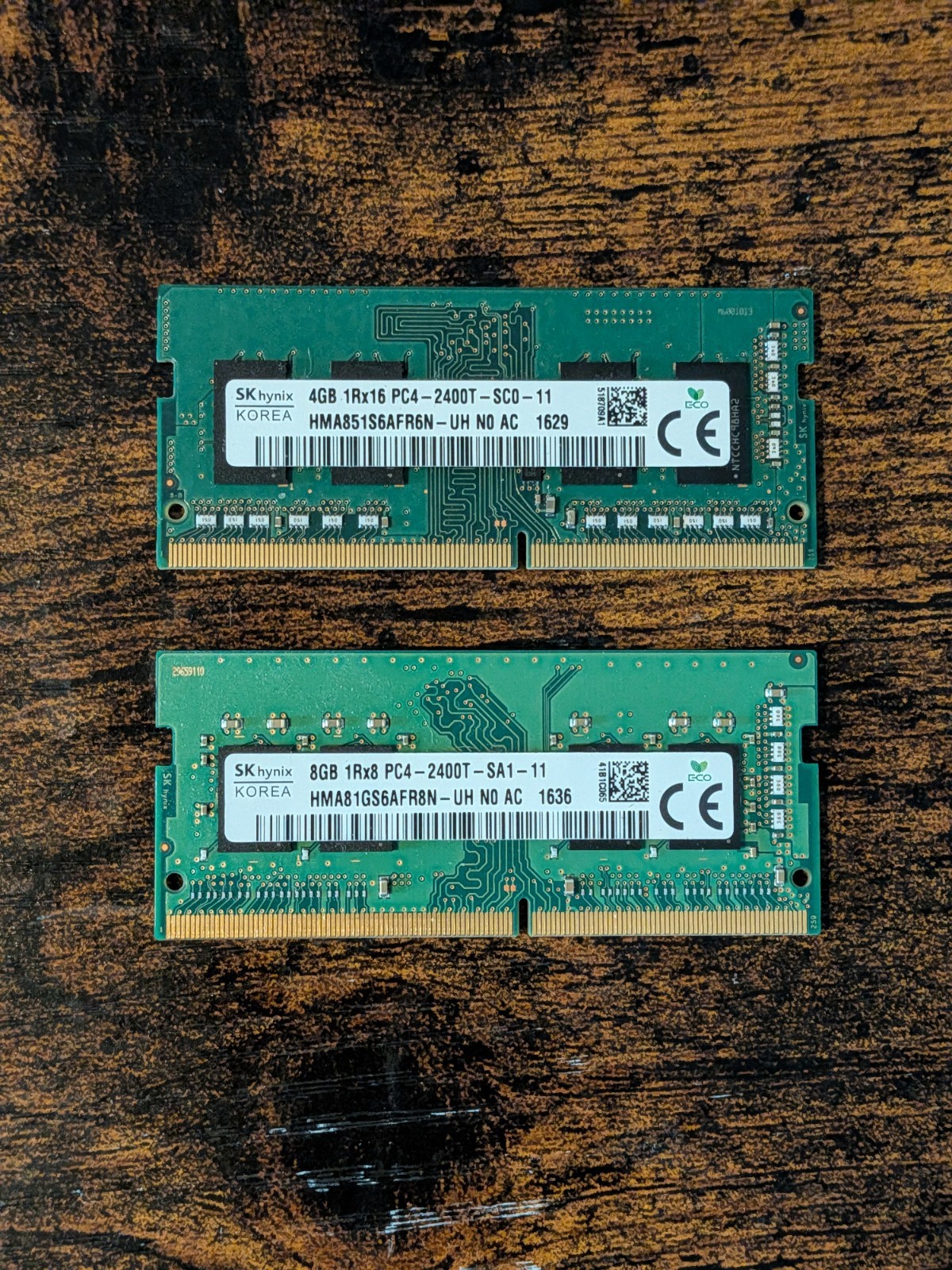 SK Hynix 12GB Kit 8GB + 4GB DDR4 2400 PC4-19200 SODIMM RAM