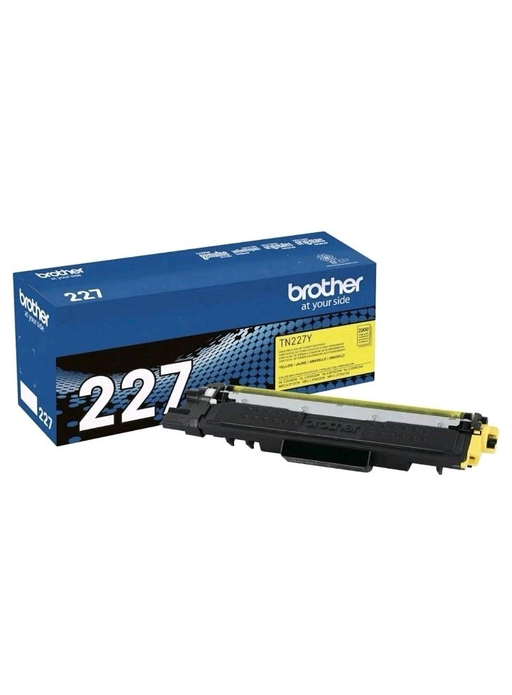 Brother Genuine TN-227Y Yellow Toner. New/Open Box  Warranty