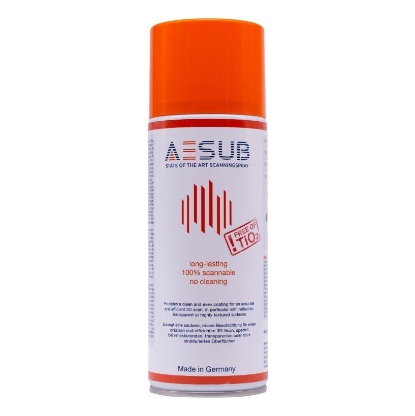 AESUB Orange Scanning Spray Universal self-evaporating 3D Works w All Scanners