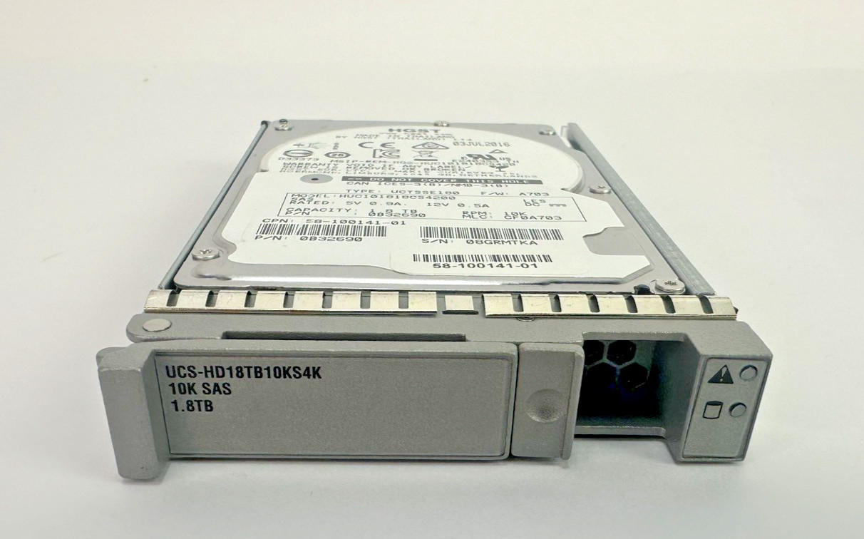 CISCO 1.8TB 10K SAS 12G 2.5 HDD HUC101818CS4200 UCS-HD18TB10KS4K Hard Drive