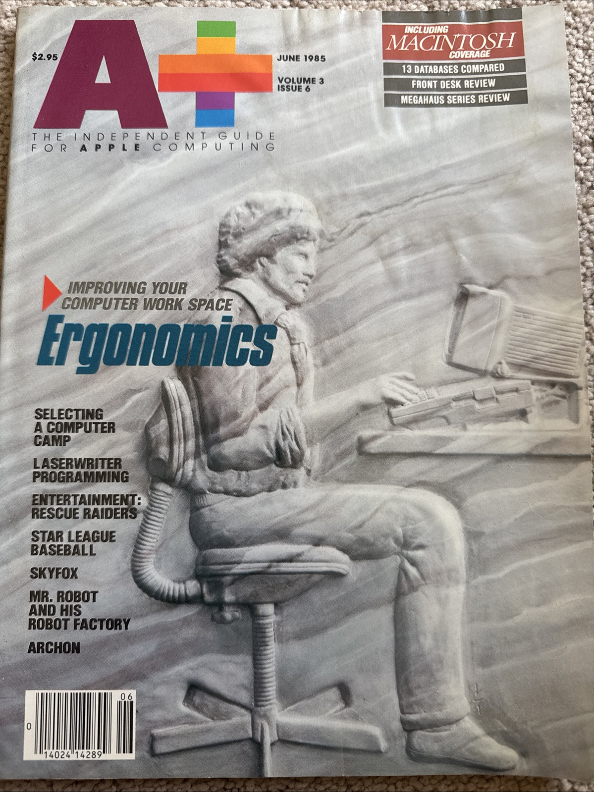 1985 VINTAGE InCider, A+ and InCider/A+ Magazine Ergonomics