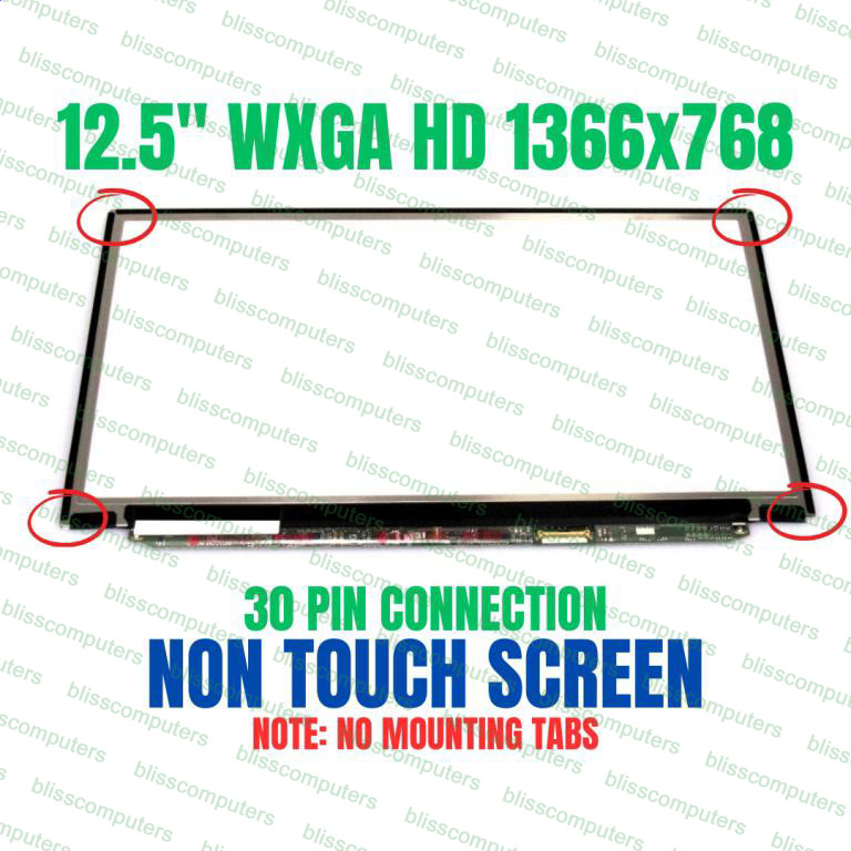 B125XTN01.0 LP125WH2-SP T1 M125NWN1 HB125WX1-200 12.5" eDP LED LCD Display