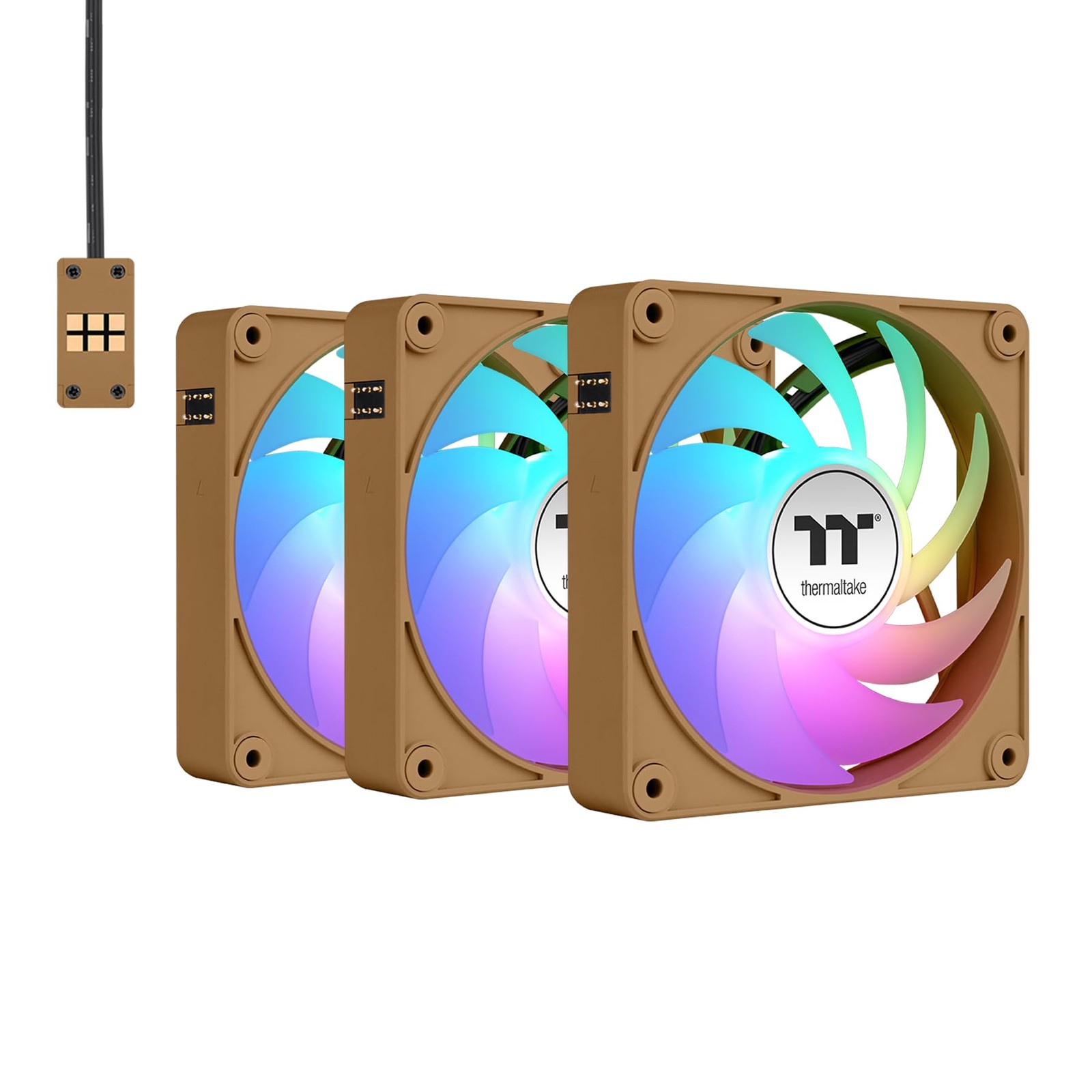 Thermaltake CT120 EX ARGB Sync PC Cooling Fan 3 Pack, PWM 500~2000 RPM, 5V