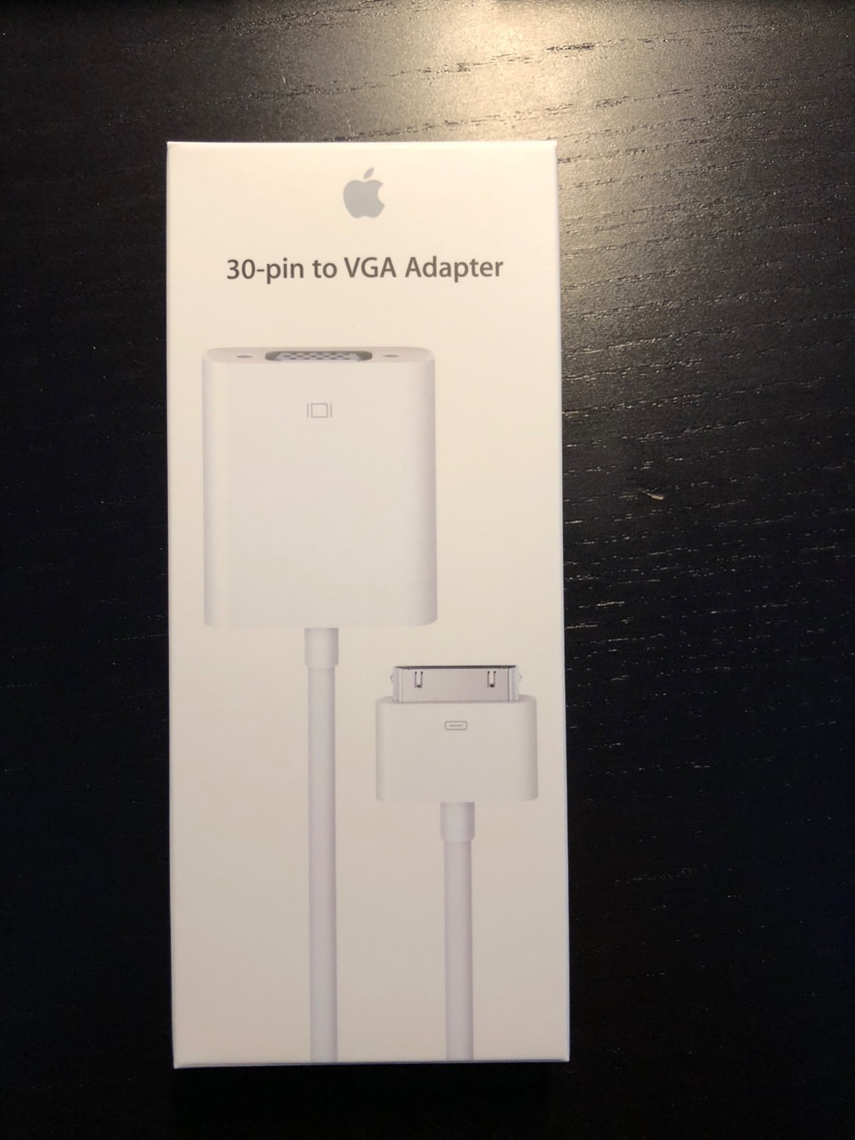 Apple Genuine 30-pin to VGA Adapter MC552ZM New