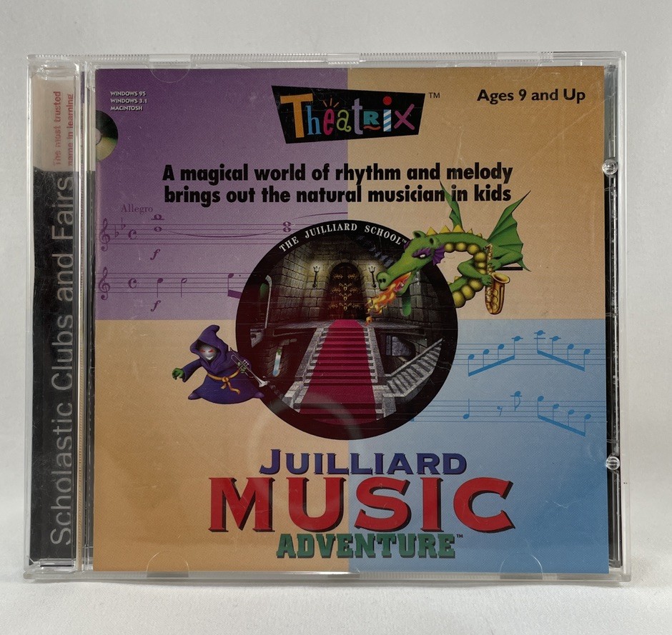 Theatrix Juilliard Music Adventure CD-ROM Windows Mac Ages 9 and Up