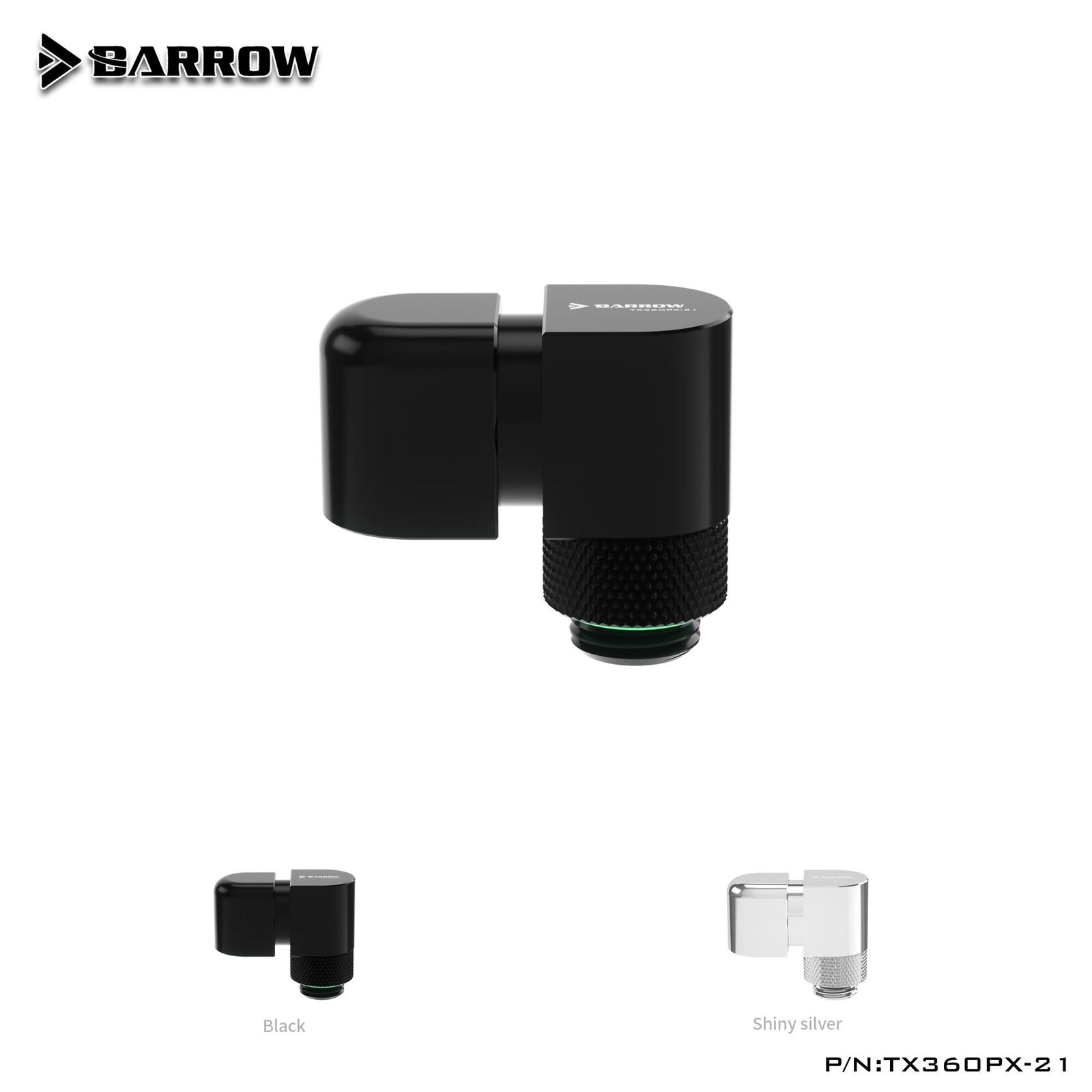 Barrow G-1/4 Multi-Function Rotate Offset Adjust Fitting TX360PX-21
