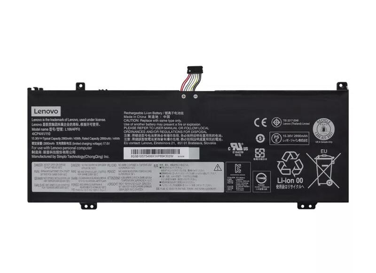 Genuine Battery L18D4PF0 L18C4PF0 L18M4PF0 For Lenovo ThinkBook 13s-IML 14s-IML