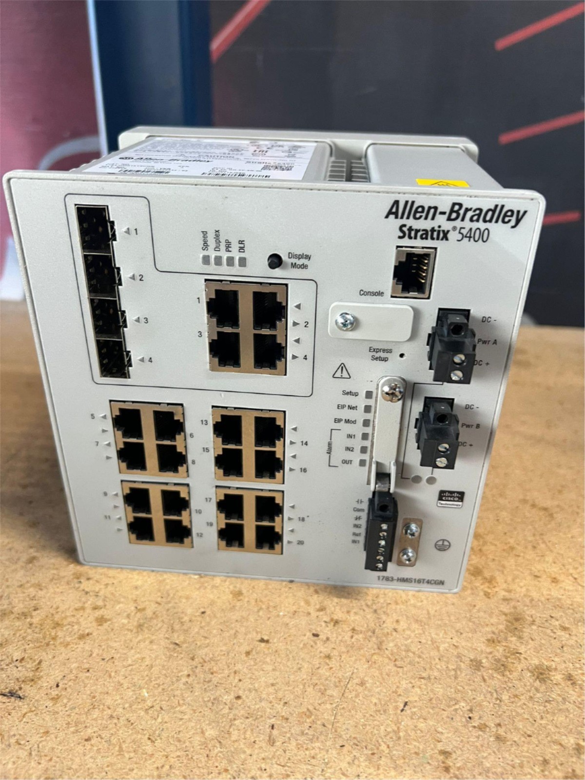 Allen Bradley 1783-HMS16T4CGN , Stratix 5400, 16 Port Managed Switch