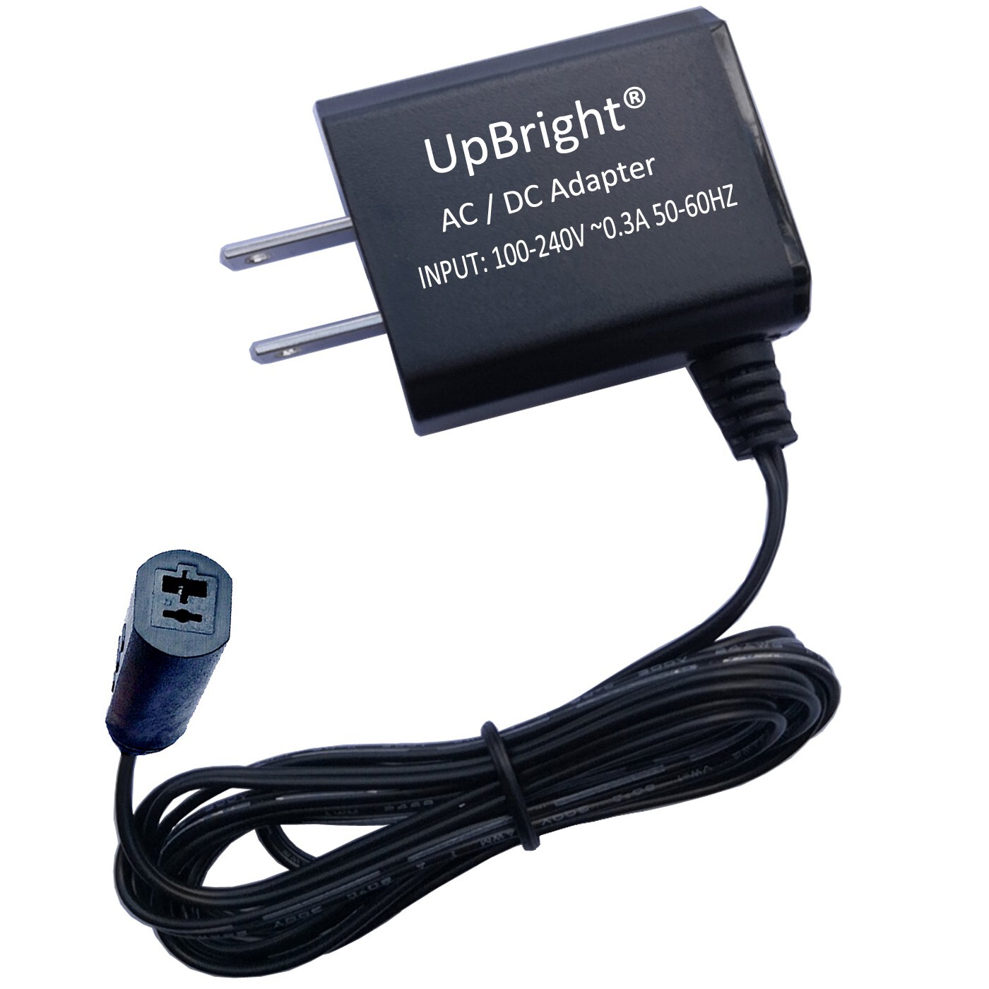 2-Prong AC Adapter For Mr. Christmas 19366 14" Nostalgic Light Up Ceramic Tree