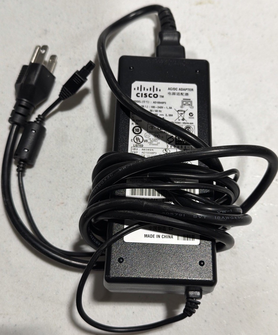Genuine OEM CISCO AD10048P3 48V 2.08A ASA5505 Power Supply Power Adapter