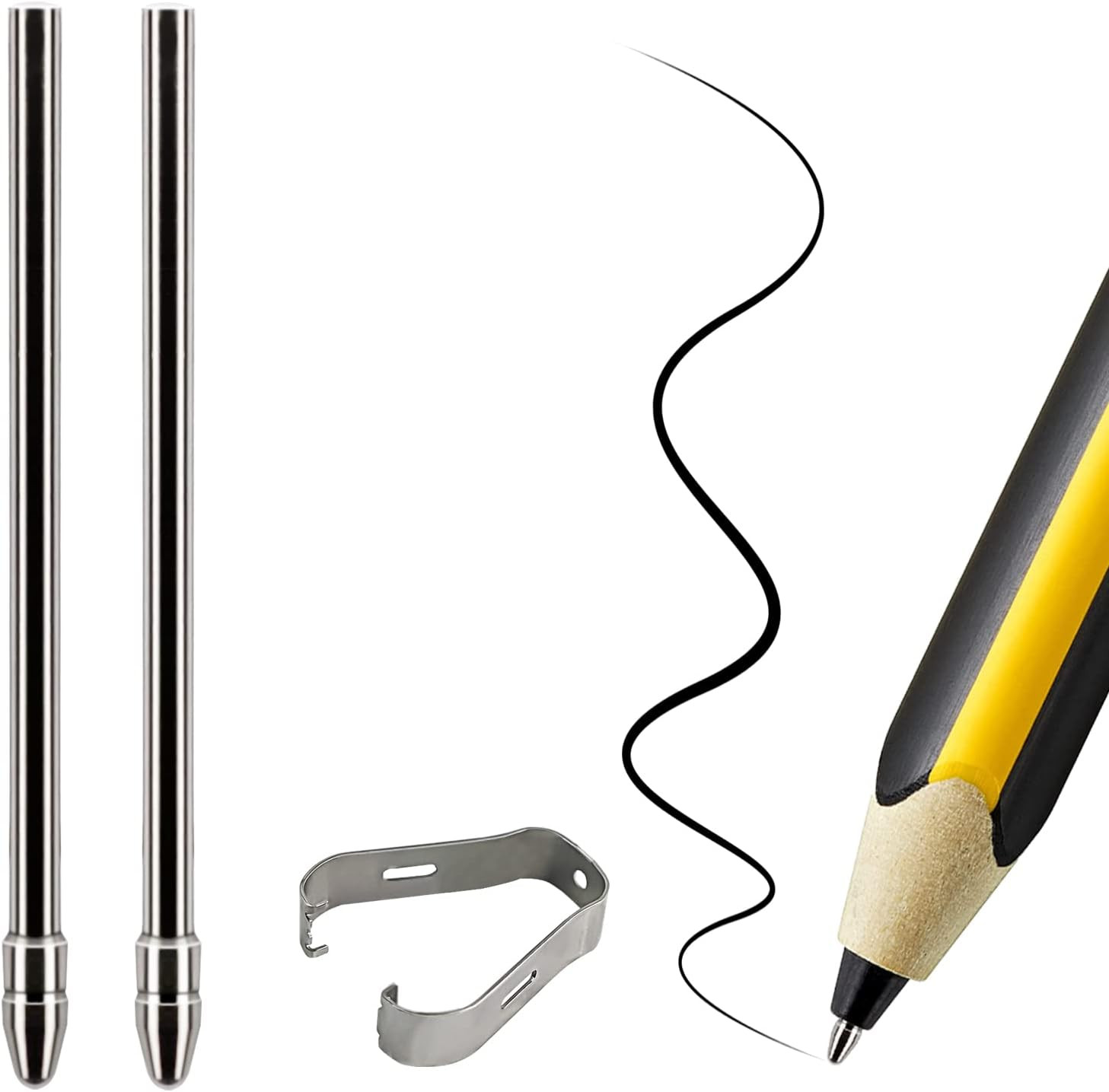 No Worn Out Fine Replacement Titanium Alloy Ballpoint Tips Compatible with STAED