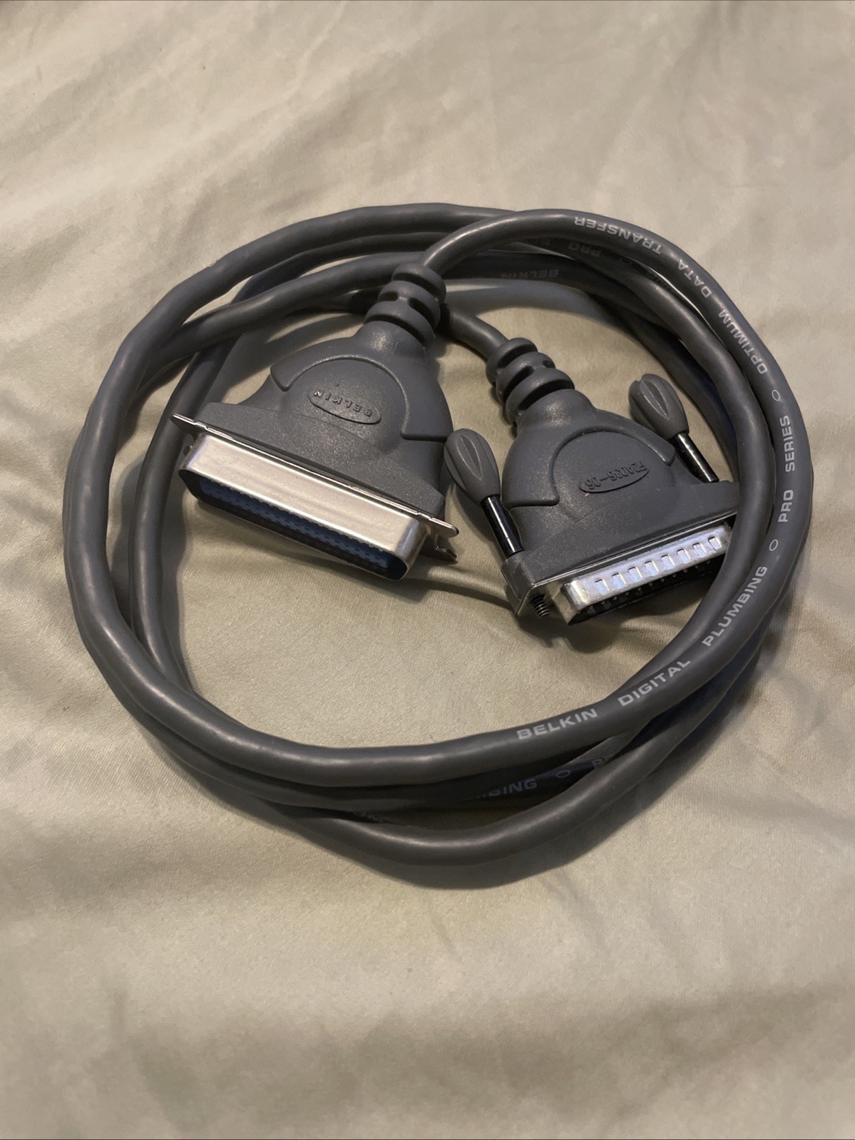 Vintage Belkin Digital plumbing pro series optimum transfeParallel Printer Cable