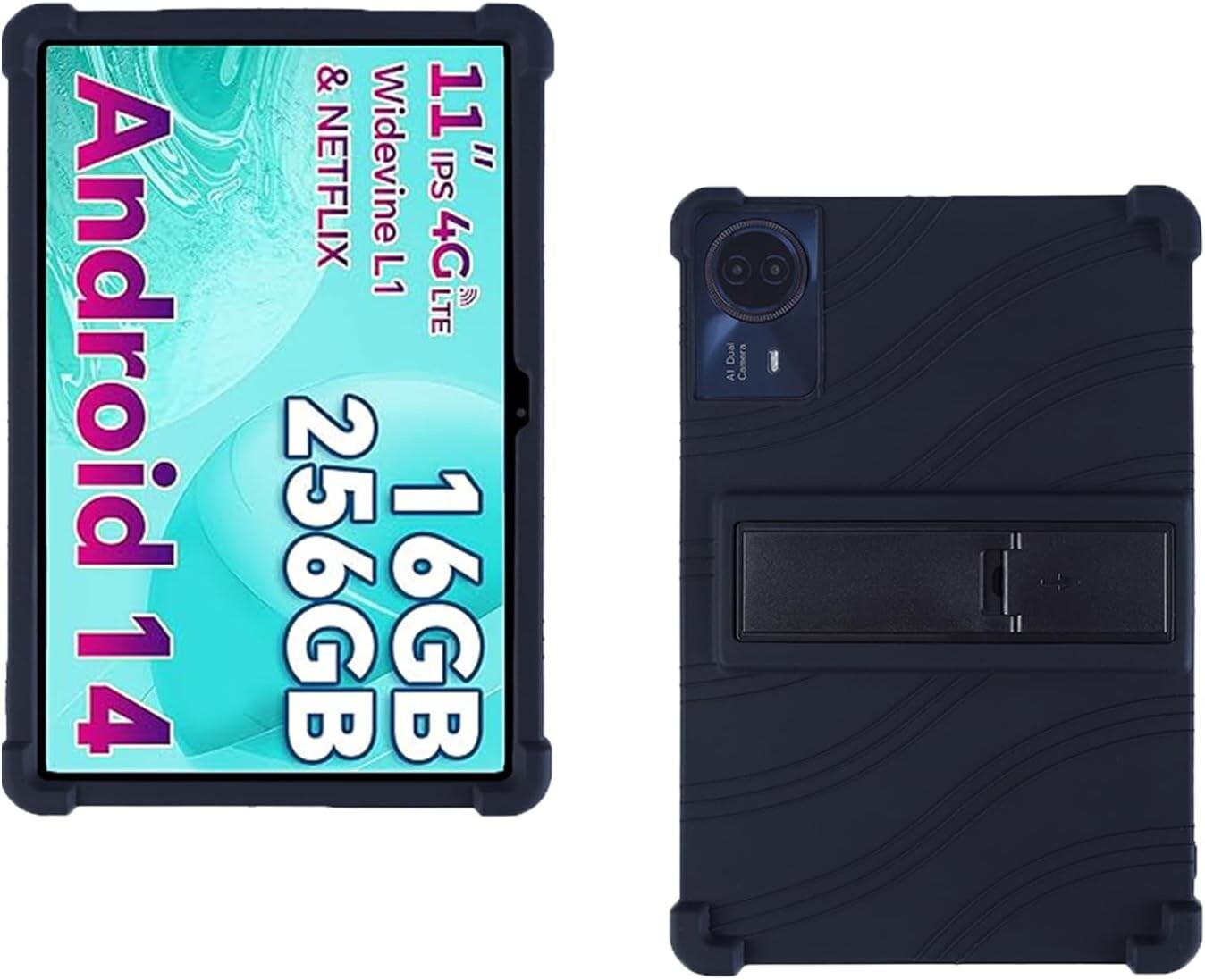 Universal 11 Inch Tablet Case Shockproof Stand Silicone 11" Android Tablet Cover
