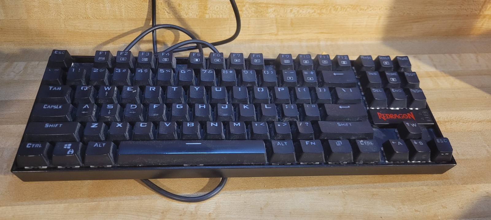 Redragon K552-KR KUMARA LED Backlit Black Mechanical Wired Gaming Keyboard