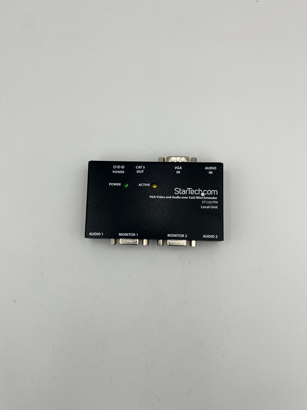 StarTech ST122UTPA/C5F6E1D637 VGA Video & Over Cat5 Audio Mini Extender Black