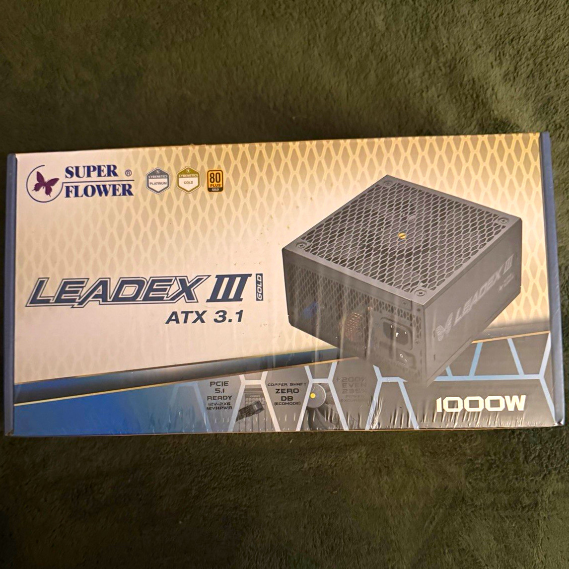 BRAND NEW Super Flower Leadex III Gold 1000W ATX 3.1 Power Supply