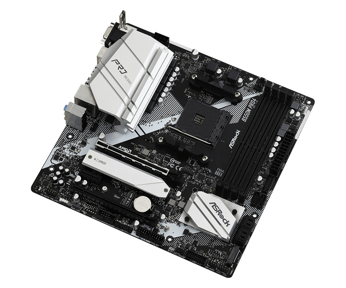For ASROCK B550M PRO4 Motherboard AMD AM4 DDR4 M-ATX Mainboard