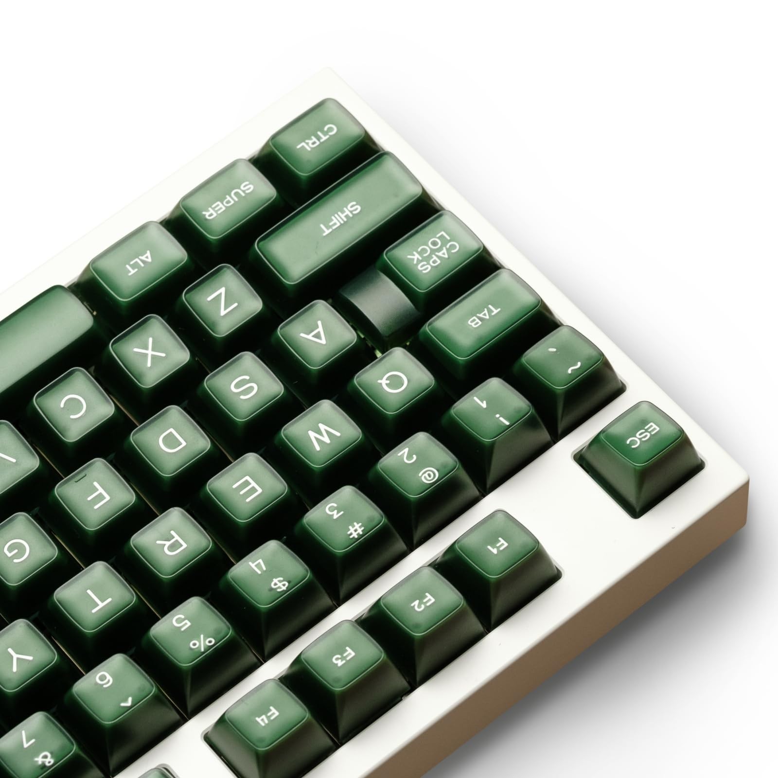 ULTRAEQUIP Emerald Jade Keycaps 142 Keys 142-Key (Base), 
