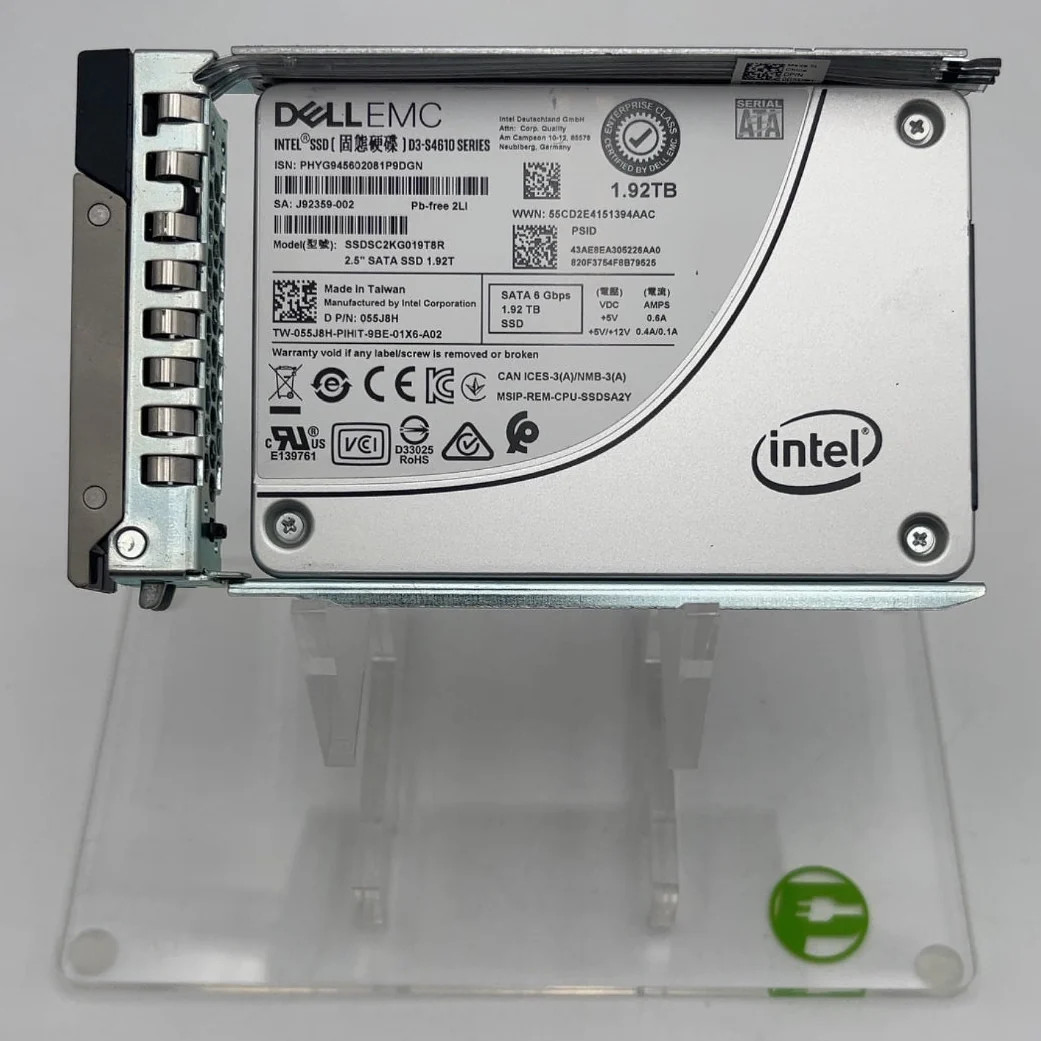 Dell EMC 1.92Tb Intel SSD D3-S4610 Series 2.5" SATA Serial ATA-600 With Mount