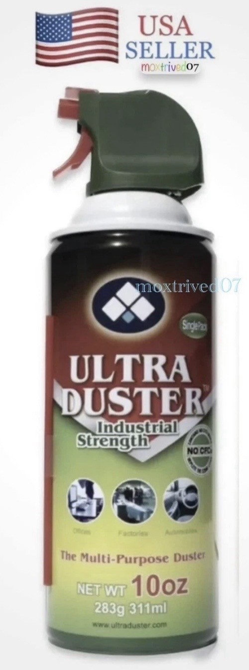 Ultra Duster® Spray Electronics Cleaner Air Can Laptop Desktop PC Keyboard 10 oz