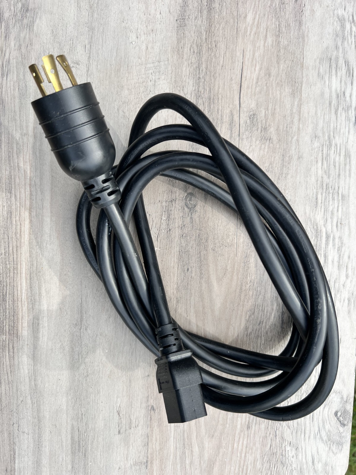 6ft NEMA L6-20P to C19 Heavy-Duty Locking Power Cord 12 AWG 20A/250V SJT High...