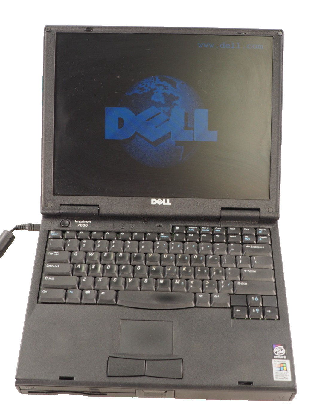 VINTAGE Dell Inspiron 7000 Pentium II 333Mhz 64MB RAM 6.4GB HDD Laptop w/PSU
