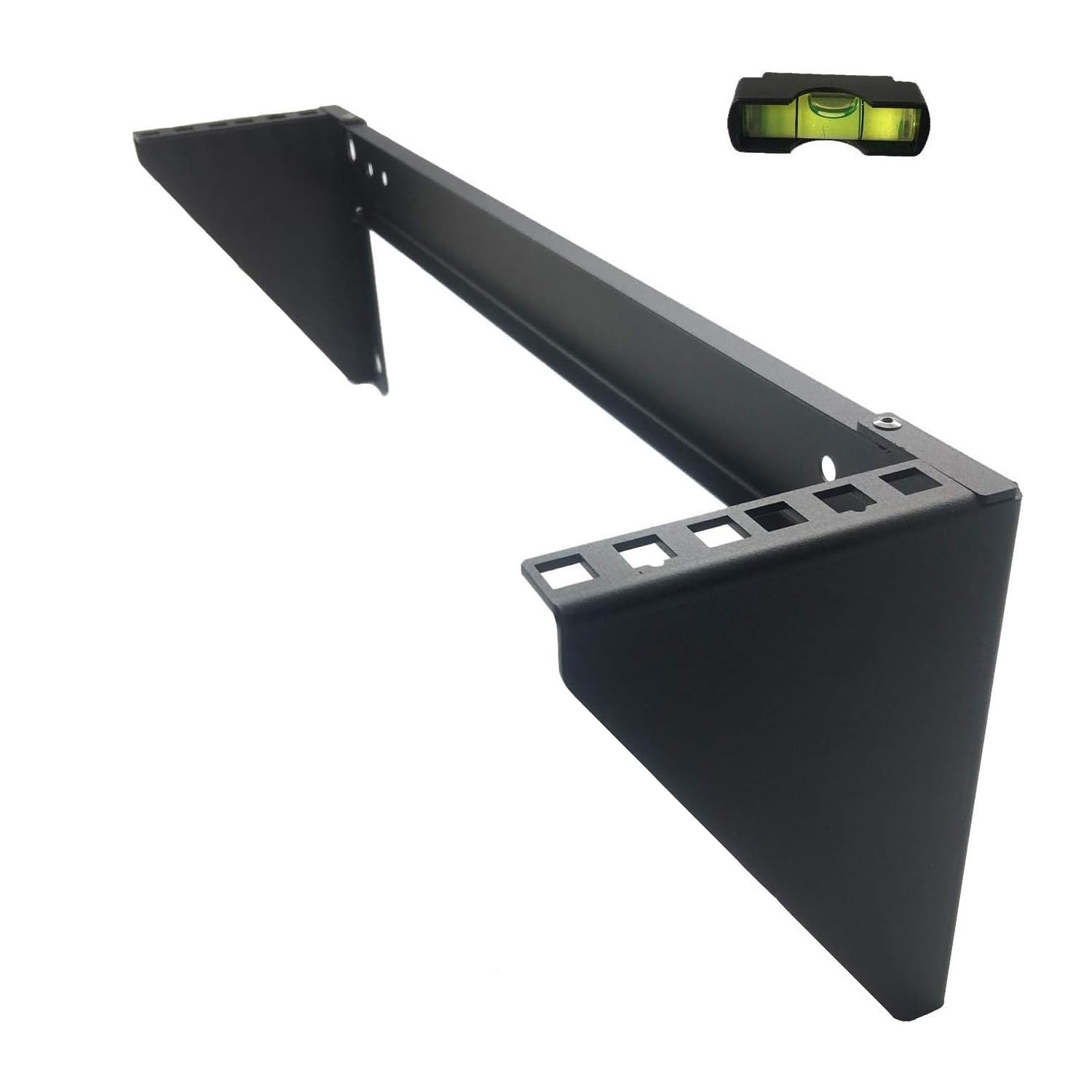 19 Inch 2U Heavy Duty Vertical Wall Mountable Server Rack 125 lb Capacity