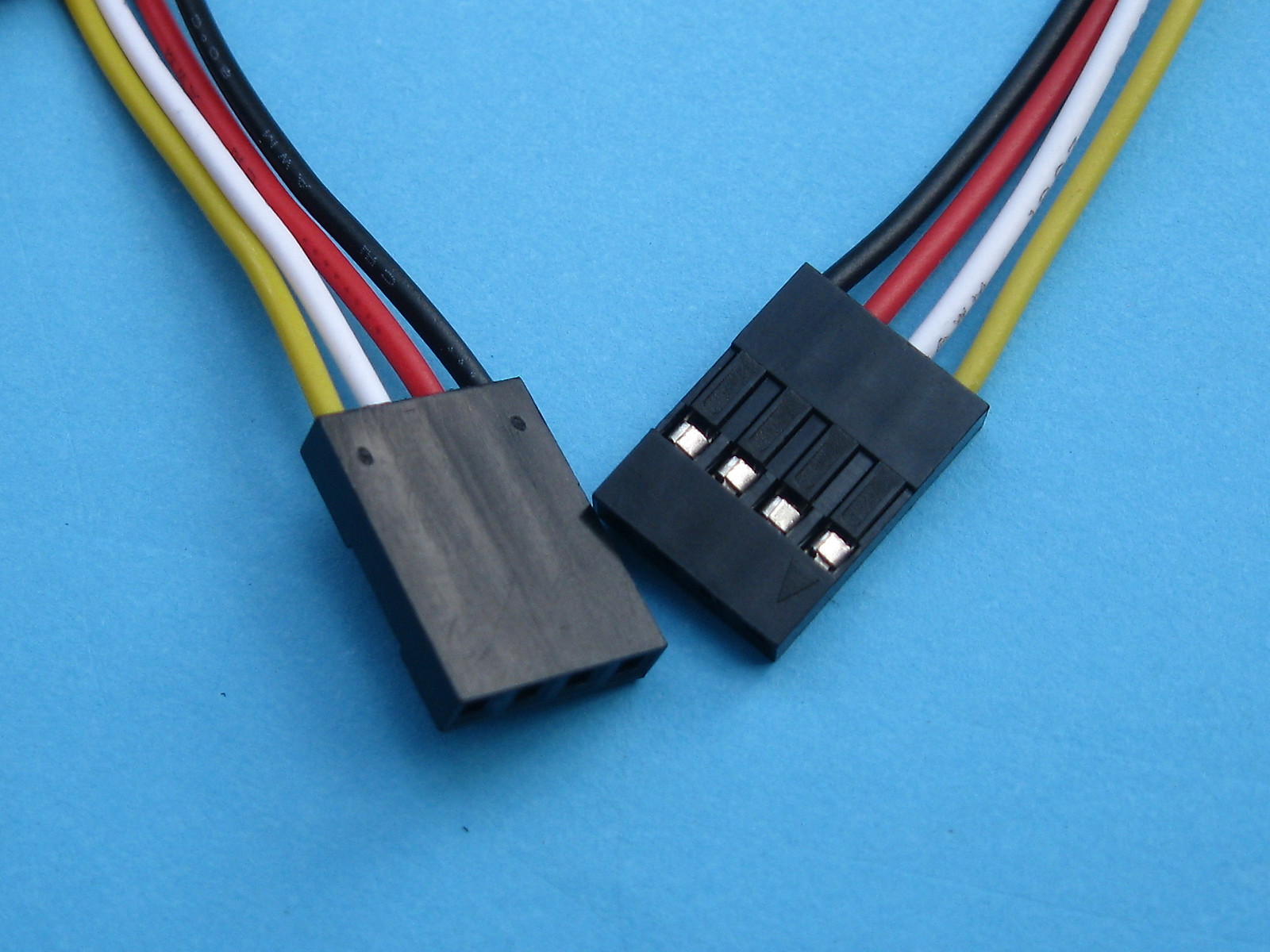 20 pcs Pitch 2.54mm 4 Pin 26AWG Jumper Wire Female to Female 4 Color 30cm 300mm