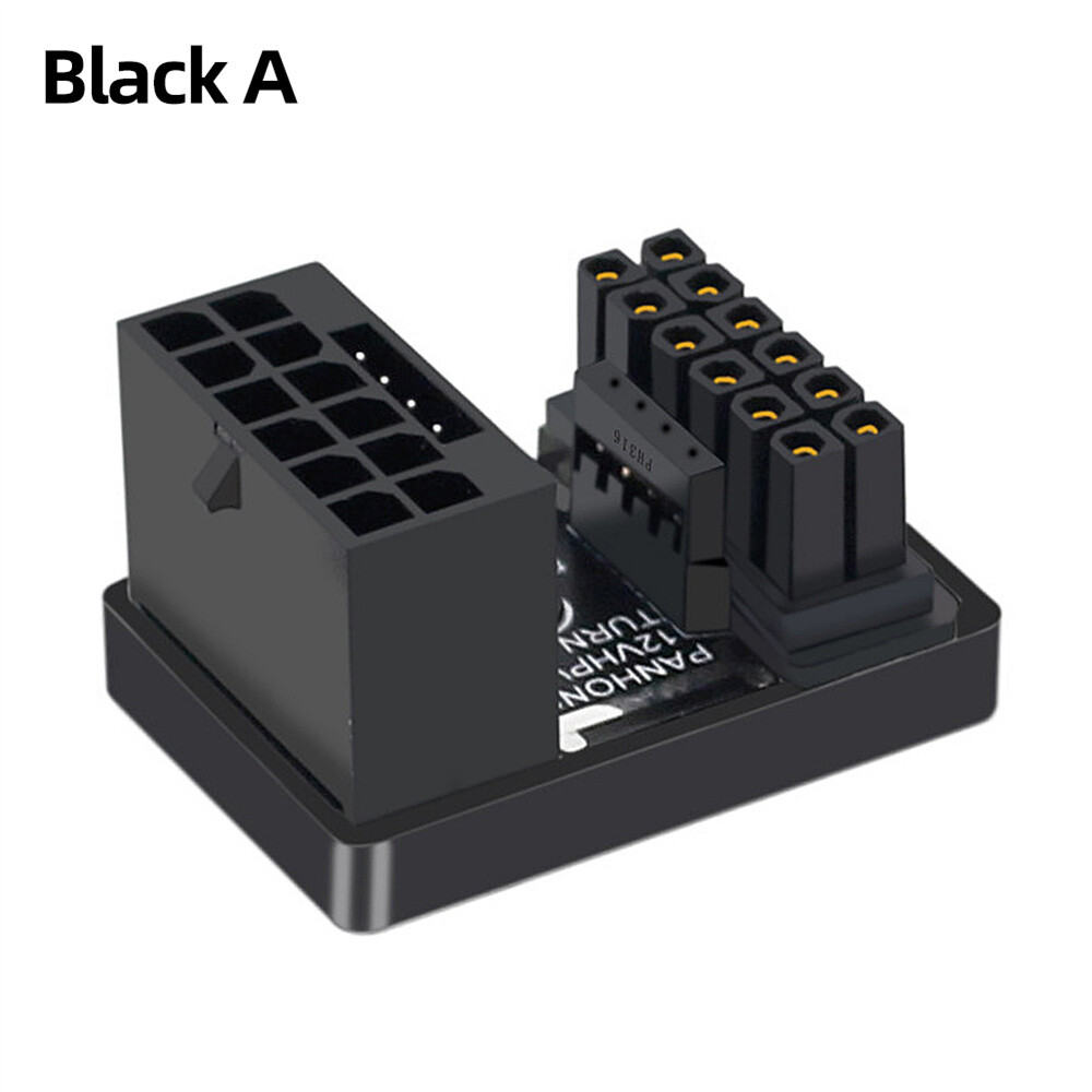 PCIe5.0 Graphics card ATX3.0 Power Supply 12VHPWR 16P 600W Turn Head Adapter 1Pc