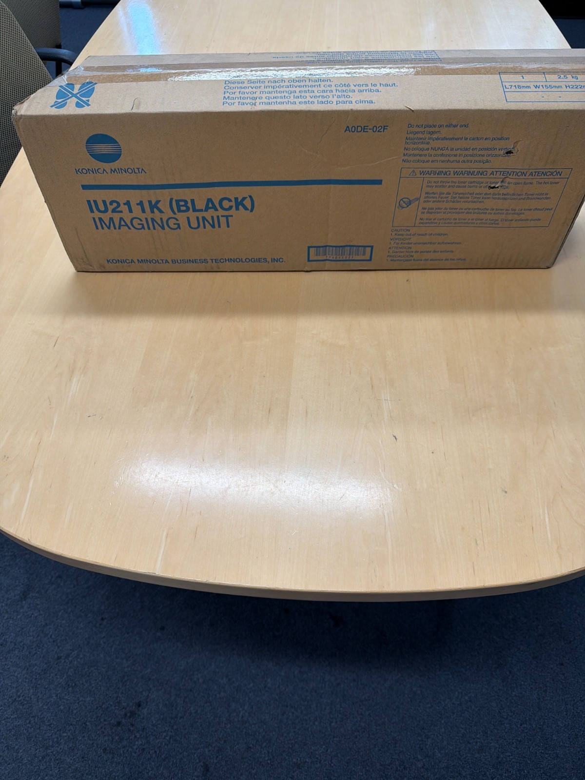 Konica Minolta IU-211K Black Imaging Unit A0DE02F