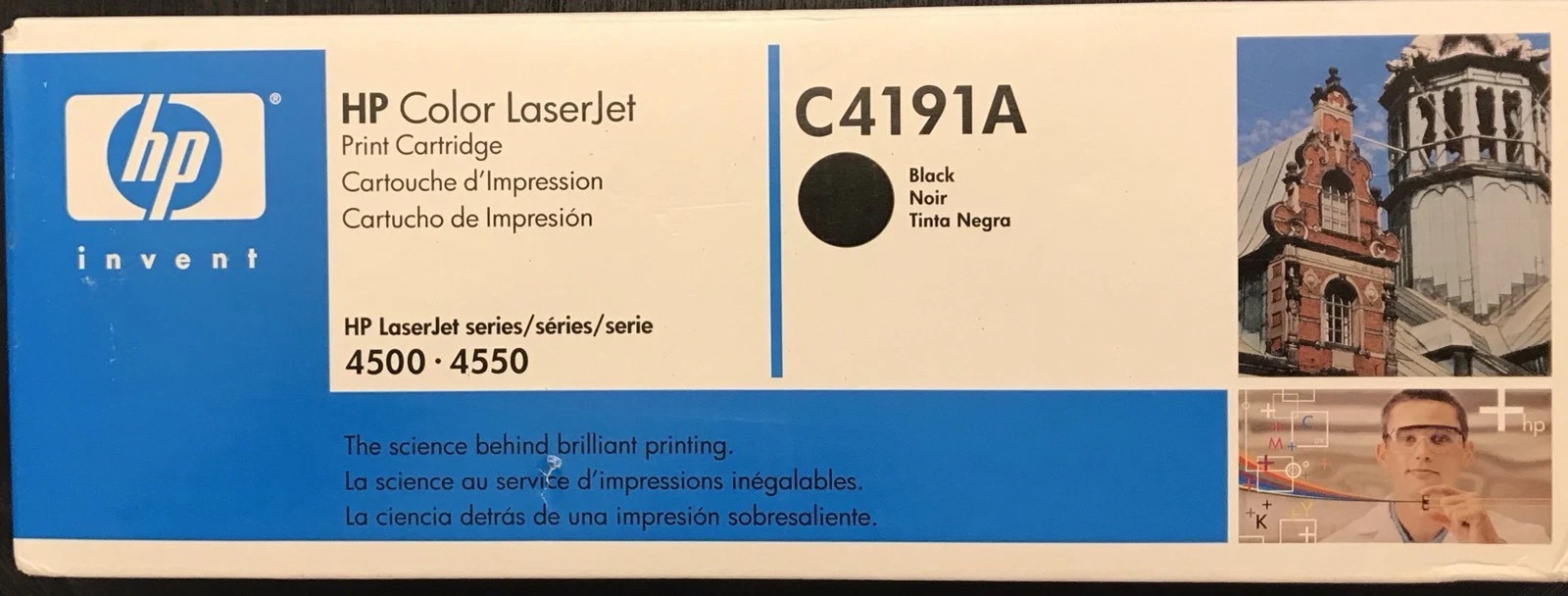 Genuine HP C4191A Black Toner Cartridge  New/Unopened/In-box